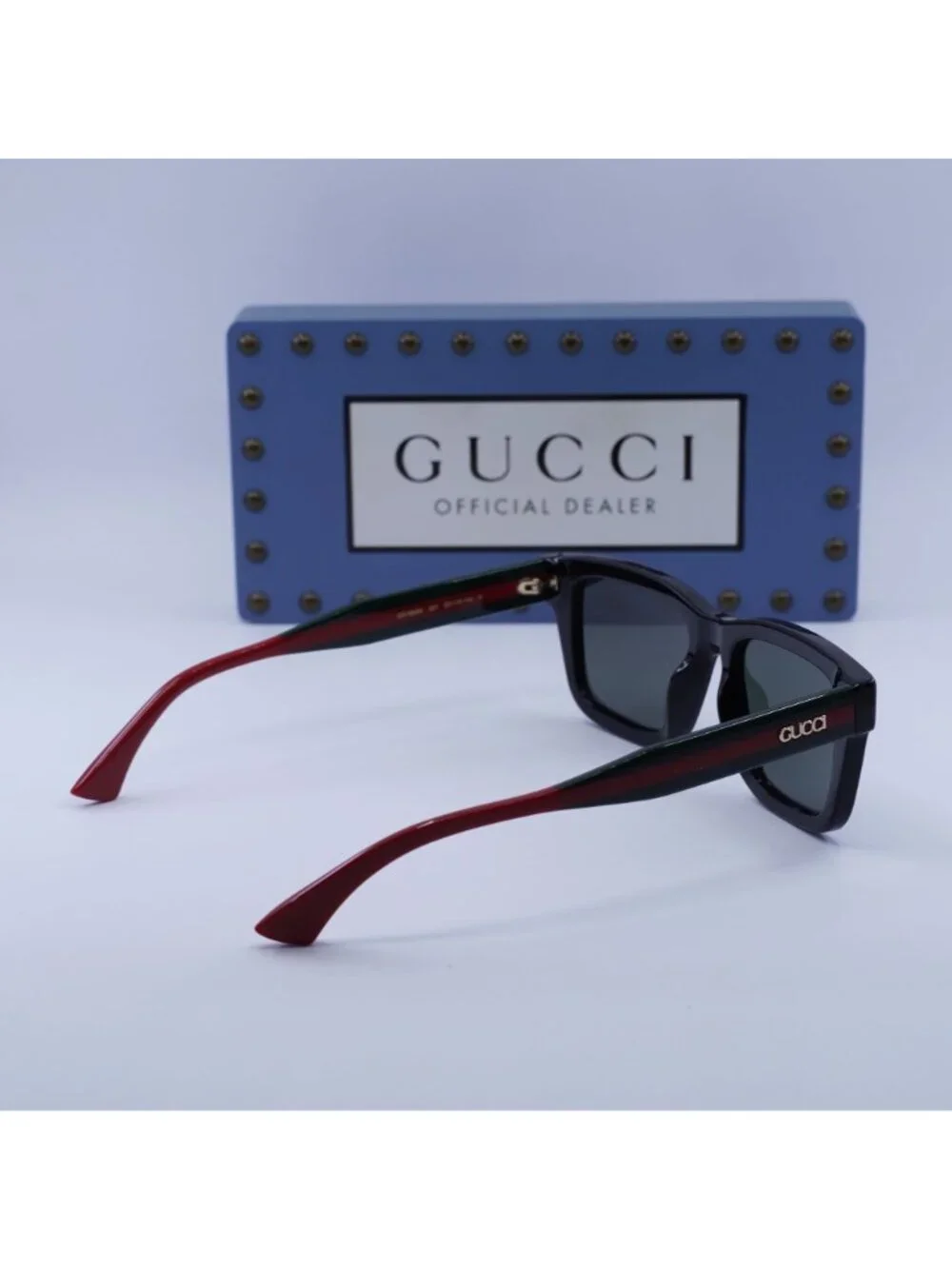 Gucci GG1869S 001 Square Sunglasses - Black / Grey